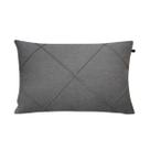 Capa de Almofada Retangular Linho Cinza Escuro 30x45cm