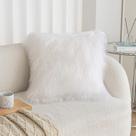 Capa de almofada ROSE FEATHER Real Tibetan Fur 45x45cm