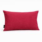 Capa de almofada suede amassado 30 x 50 - vermelho