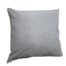 CAPA DE ALMOFADA SUEDE AMASSADO 43 x 43 - CINZA CLARO
