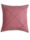 Capa De Almofada Suede Avulsa Drapeada 45x45 Decorativa
