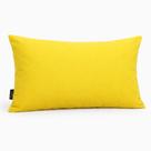 Capa de almofada suede liso 30 x 50 - amarelo