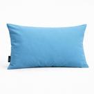 Capa de almofada suede liso 30 x 50 - azul claro