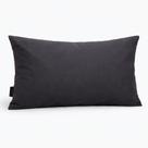 Capa de almofada suede liso 30 x 50 - marrom
