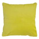 Capa De Almofada Suede Veludo Liso Amarela Turquesa 45x45