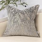 Capa de almofada Yangest Dark Grey Twigs Velvet 45x45cm