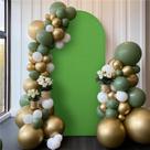Capa de Arco de Casamento em Elastano Nobre - Ajustável até 2,2m - Verde Capa de Arco de Casamento em Elastano Nobre - Ajustável até 2,2m - Verde