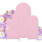 Capa de Arco de Casamento Maiangel - Spandex Ajustável (4, 5 ou 6 Pés) - Cor Rosa