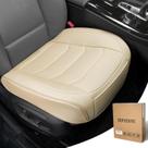Capa de Assento de Carro BOPUOVRE - Couro PU Luxo Bege - Ajuste Universal