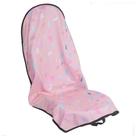 Capa de assento de carro LoyaGour Pink Marbling Waterproof 75x142cm