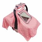 Capa de assento de carro para bebê ICOPUCA 2 em 1 rosa de enfermagem