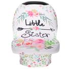 Capa de assento de carro para bebês SWESEN Floral Multiuse Canopy