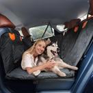 Capa de assento de carro para cães Roilpet Hard Bottom impermeável 132x158cm
