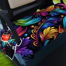 Capa de assento para carrinho de golfe AQQA Tropical Feather 140x81cm