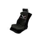 Capa de assento Seat Armour Toalha preta para Corvette C7 Capa de assento Seat Armour Toalha preta para Corvette C7