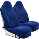 Capa de assento Terry Cloth Sweat Towel Season Guard, 2 peças, azul Capa de assento Terry Cloth Sweat Towel Season Guard, 2 peças, azul