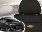 Capa De Banco Automotivo Logo Gm Captiva 2008 A 2017