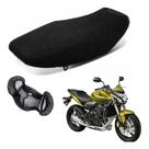 Capa De Banco Para Moto Termica Impermeavel Ventilada Preta