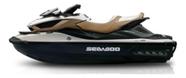 Capa De Banco Sea Doo Gtx 255 Limited Is 2009 Marrom/prata