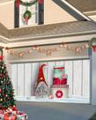Capa de banner de porta de garagem Cantando no Natal 183x396cm