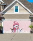Capa de banner de porta de garagem Cantando no Natal 2,1 x 4,9 m