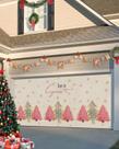 Capa de banner de porta de garagem Singingin Christmas Plaid Xmas