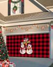 Capa de banner de porta de garagem Singingin Merry Christmas 183x396cm