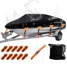 Capa de barco NEVERLAND Waterproof 5,2-5,8 m de comprimento e 260 cm de viga Capa de barco NEVERLAND Waterproof 5,2-5,8 m de comprimento e 260 cm de viga