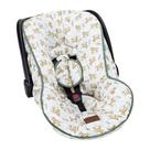 Capa De Bebê Conforto Com Protetor De Cinto Estampada 100% Algodão - 03 Peças