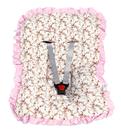 Capa de Bebê Conforto MT - Floral Rosa
