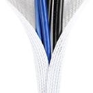 Capa de cabo AGPTEK, organizador de cabos de mesa, de 25 pés a 2 cm, branca