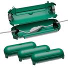 Capa de cabo de extensão externa iwillink Waterproof Green, pacote com 4 Capa de cabo de extensão externa iwillink Waterproof Green, pacote com 4
