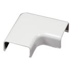 Capa de cabo Wiremold C56 Flat Elbow Organizer branca