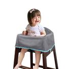 Capa de cadeira alta Solfres Dual-Belt Upgrade, versão cinza