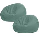 Capa de cadeira Bean Bag Sliner para armazenamento de animais de pelúcia x2