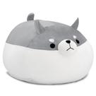 Capa de cadeira Bean Bag Stuffed Animal Storage Cuebear Grey