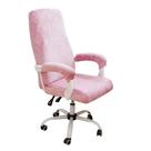 Capa de cadeira de escritório FORCHEER Large Pink Velvet Braço