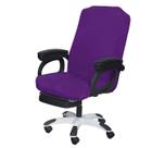 Capa de cadeira de escritório SARAFLORA Purple Stretch Fit Large