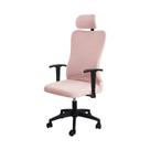 Capa de cadeira FORCHEER Conjunto ergonômico repelente de água rosa