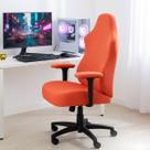 Capa De Cadeira Gamer Luxo Ajustável Malha Matelada