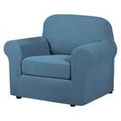 Capa de cadeira H.VERSAILTEX High Stretch Dusty Blue 2 peças