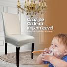 Capa de Cadeira Impermeável - Creme