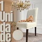 Capa de Cadeira Linha Gold Anti Gato Egípcia - Creme