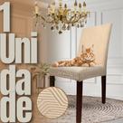 Capa de Cadeira Linha Gold Anti Gato Italiana - Marfim