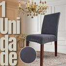 Capa de Cadeira Linha Gold Francesa - Cinza