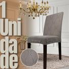 Capa de Cadeira Linha Gold Francesa - Greige