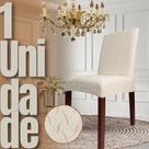 Capa de Cadeira Linha Gold Holandesa - Creme
