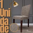 Capa de Cadeira Linha Premium Cancún - Greige