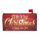Capa de caixa de correio Mantaiyuan Merry Christmas Winter 52,6x45,8cm