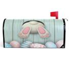 Capa de caixa de correio Wamika Funny Easter Rabbit com ovos fofos 52,6 x 45,8 cm